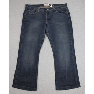 Old Navy Jeans Women 16 Blue Cotton Blend Stretch Stretch Bootcut Low-Waist